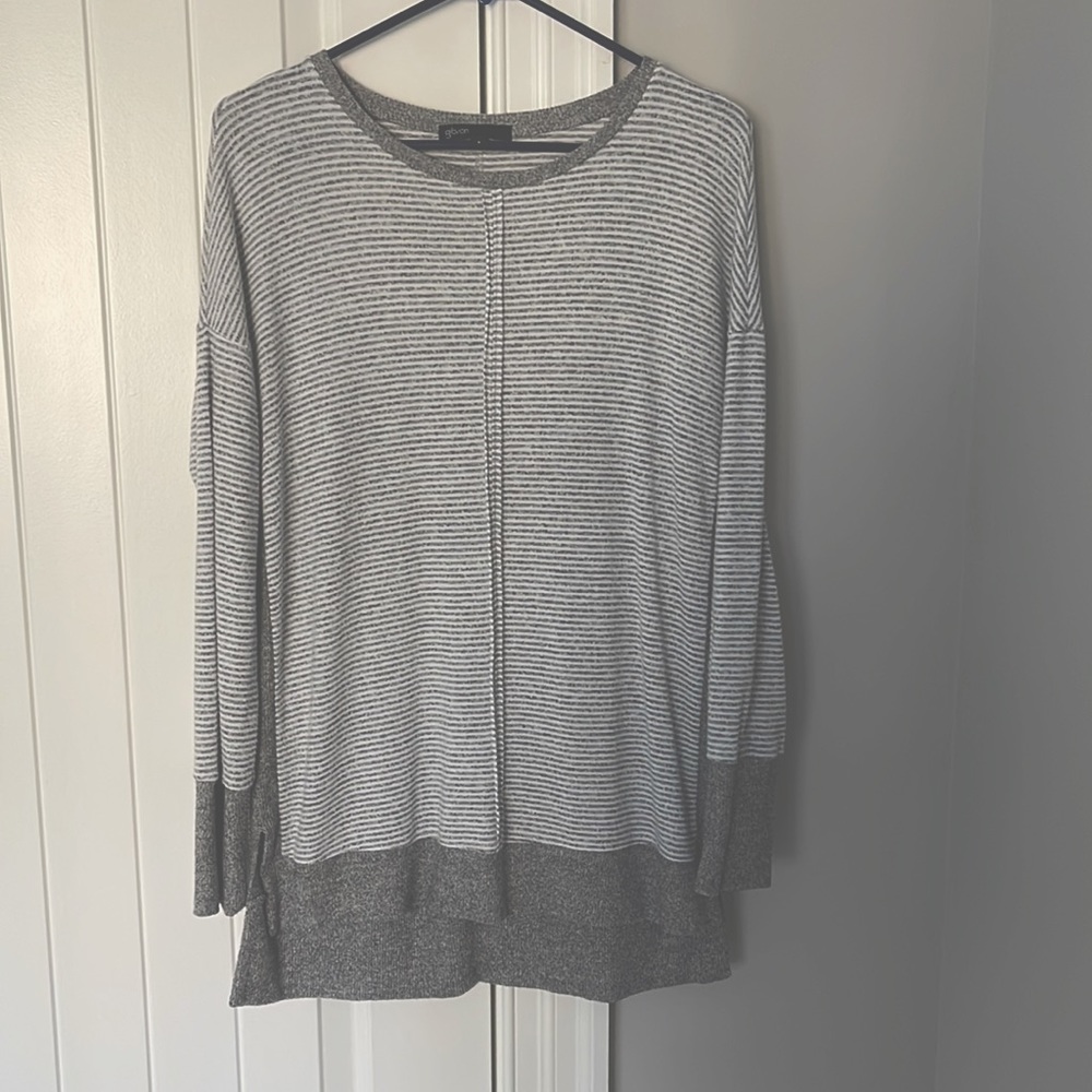 Gibson cozy tunic-striped